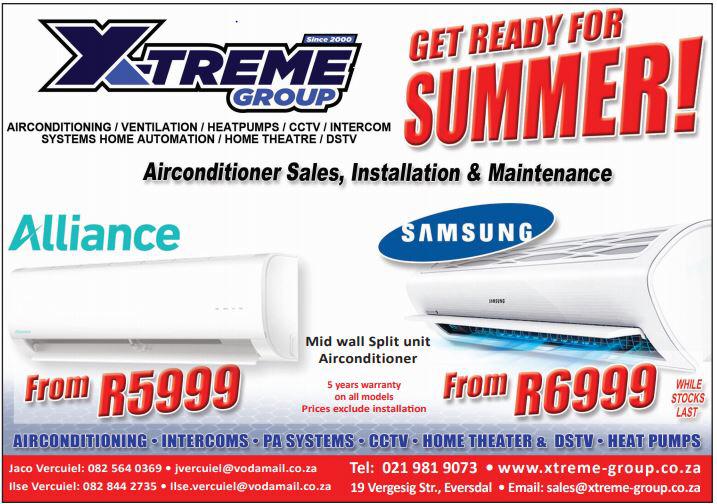 AirCons | Air Cons | Air Conditioners | Alliance | Samsung | Xtreme Group | Western Cape | South Africa
