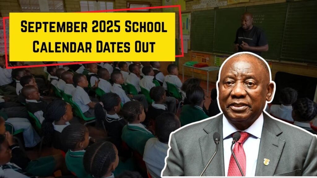 School Calendar September 2025