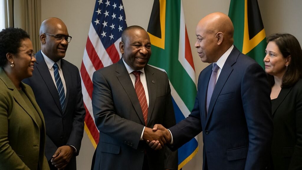 South Africa Has Sent Officials